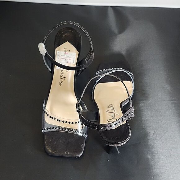 BRAND NEW LADY COUTURE BRANDY RHINESTONE STILETTO HEEL SANDALS G1 - Picture 5 of 16